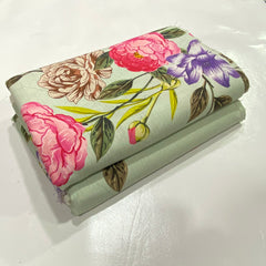 Finest Doria Linen All Over Print 2 pcs