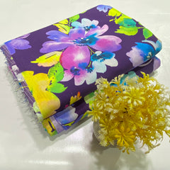 Finest Doria Linen All Over Print 2 pcs