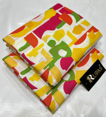 Grid Khaddar All over Print 2 pc