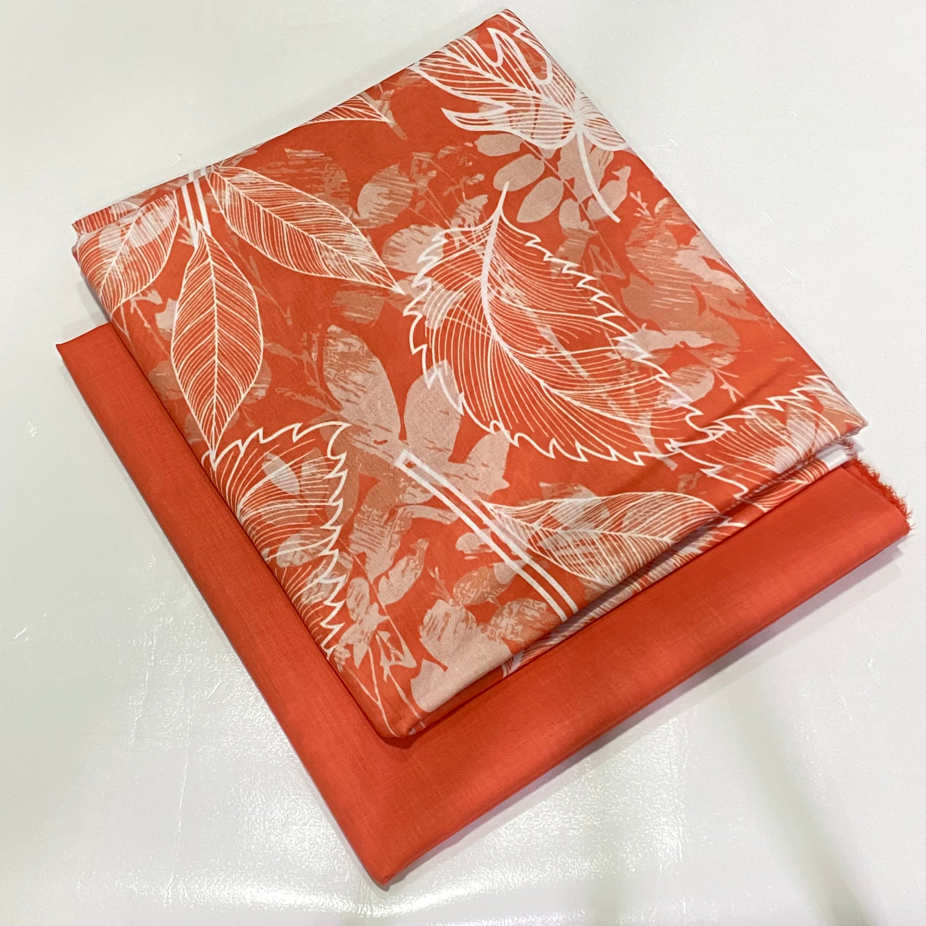 Lawn All Over Print 2PC with Dyed Trouser