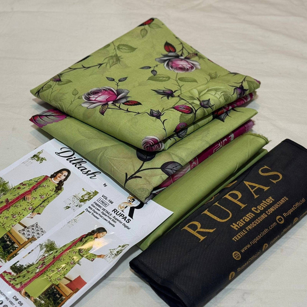 Dilkash by Rupas Lawn 3 piece