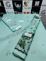 Luxury Fancy Lawn 3 Piece- 091