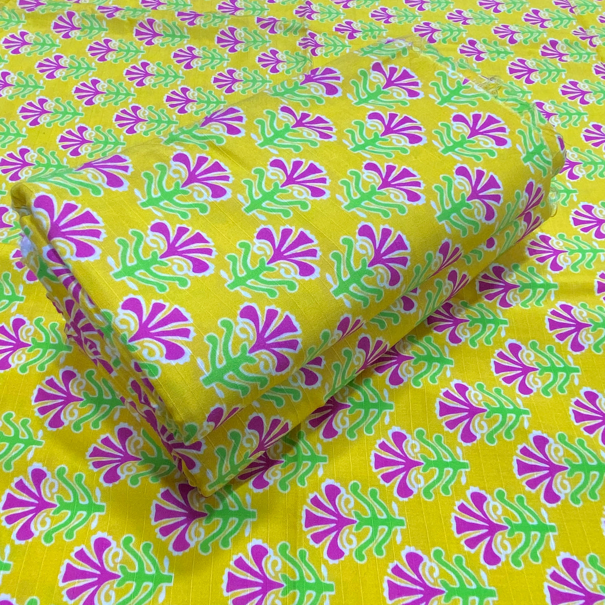 Finest Doria Linen All Over Print 2 pcs