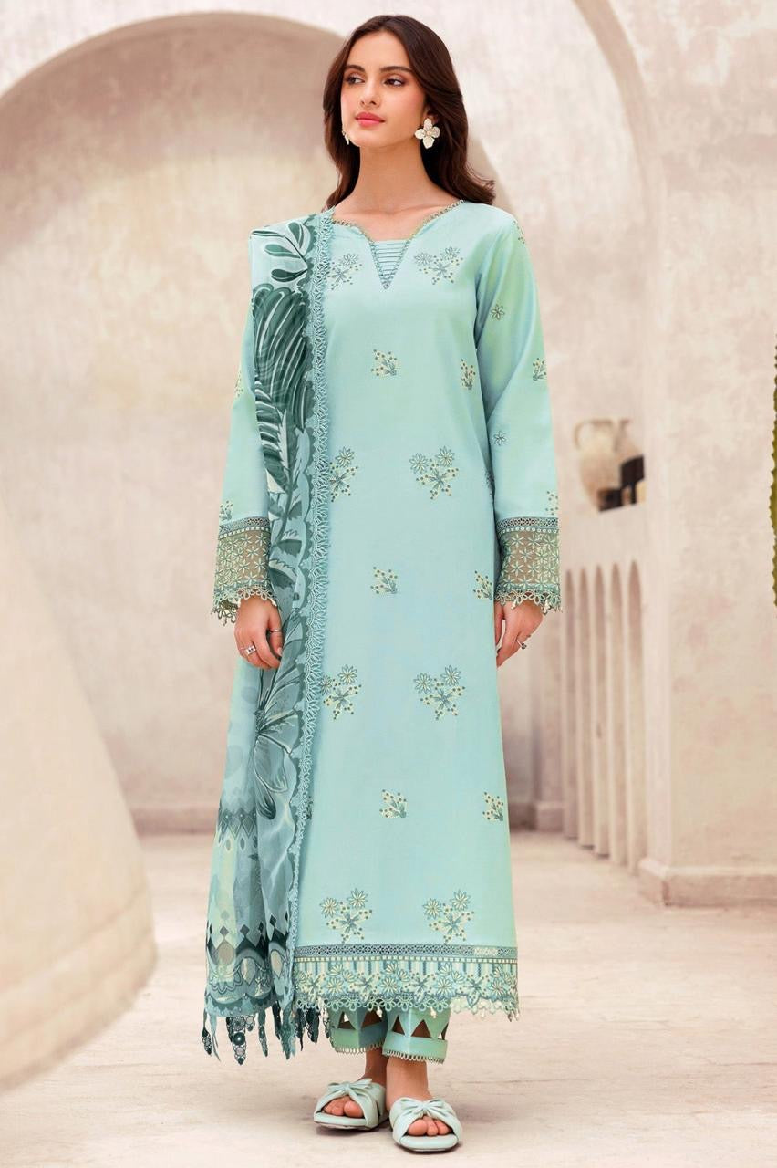 Luxury Fancy Lawn 3 Piece- 091