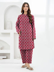 Slub Khaddar All over Print 2 pcs