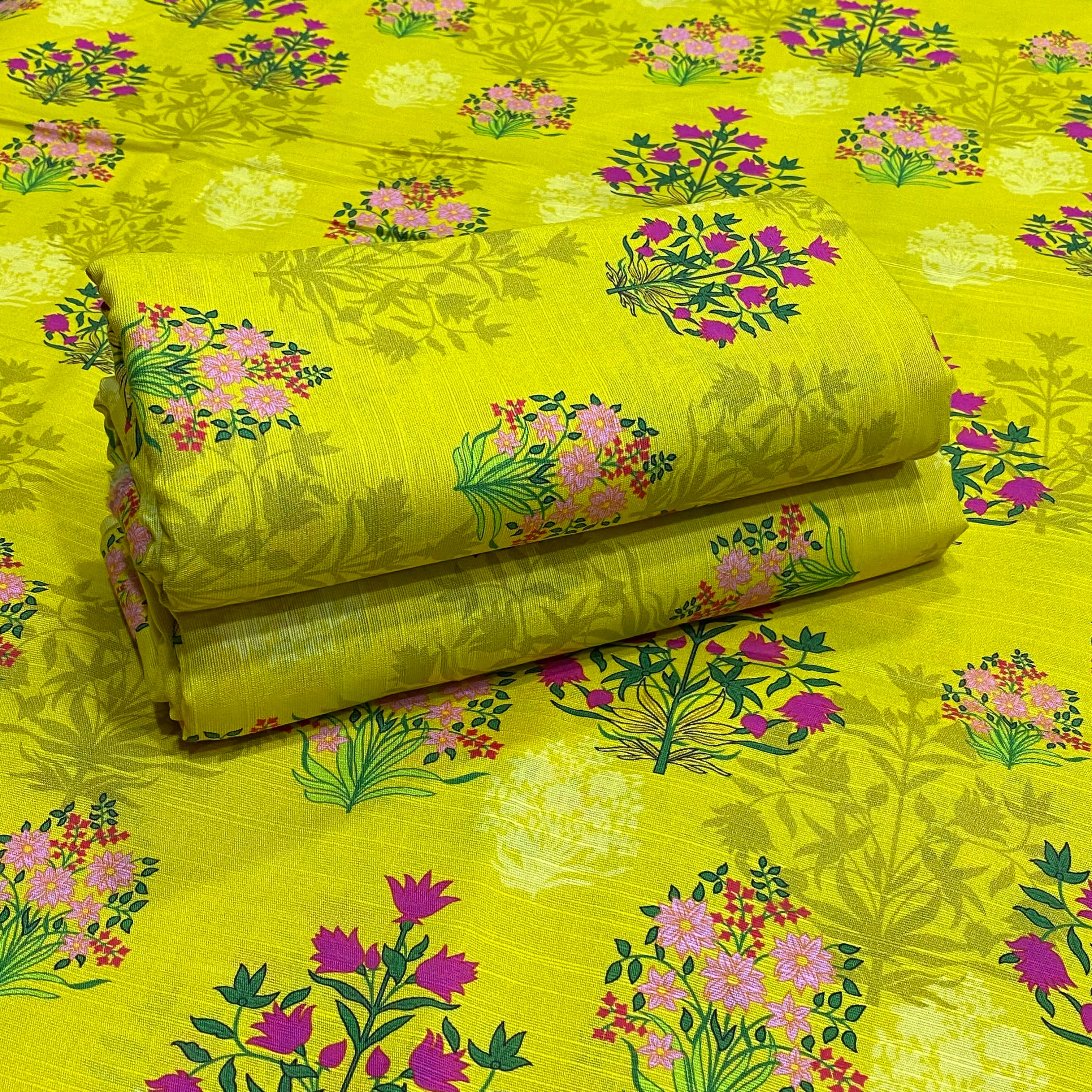 Slub Khaddar All over Print 2 pcs