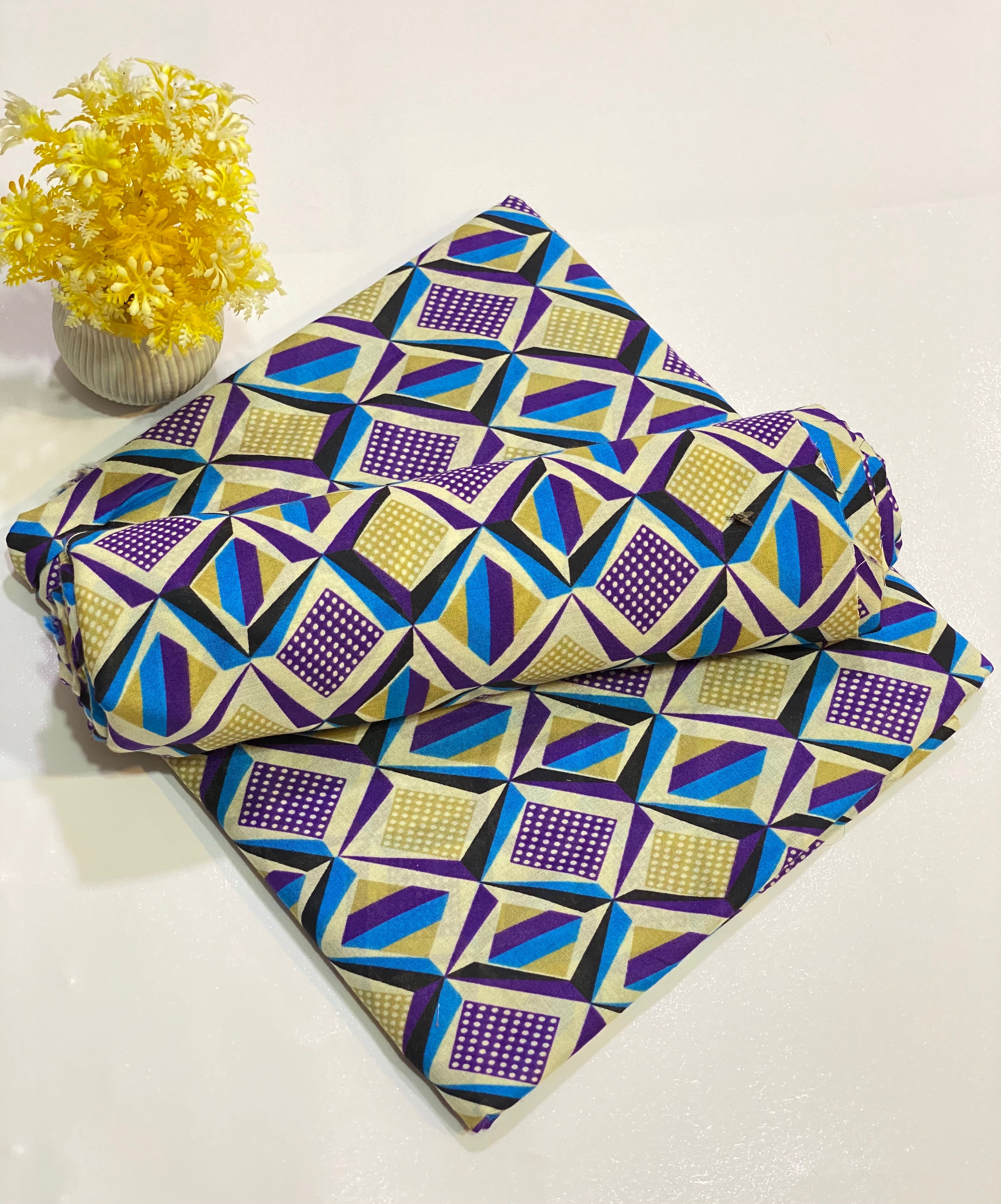 2 pcs Cotton All Over Print - Jillani Fabrics