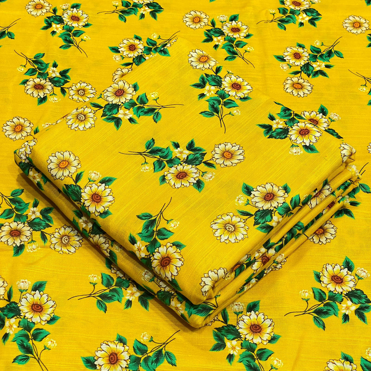 Slub Khaddar All over Print 2 pcs