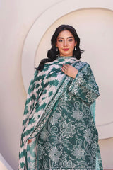 3-PIECE UN-STITCHED BANA DORA LAWN RT-2610