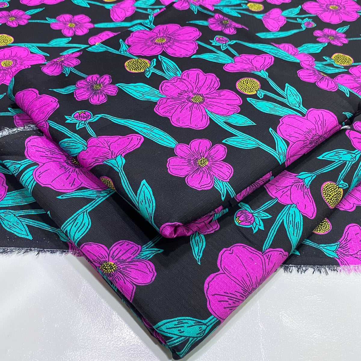 Finest Doria Linen All Over Print 2 pcs
