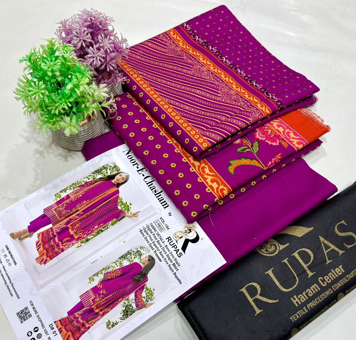 RUPAS Branded Doria Linen 3 pc