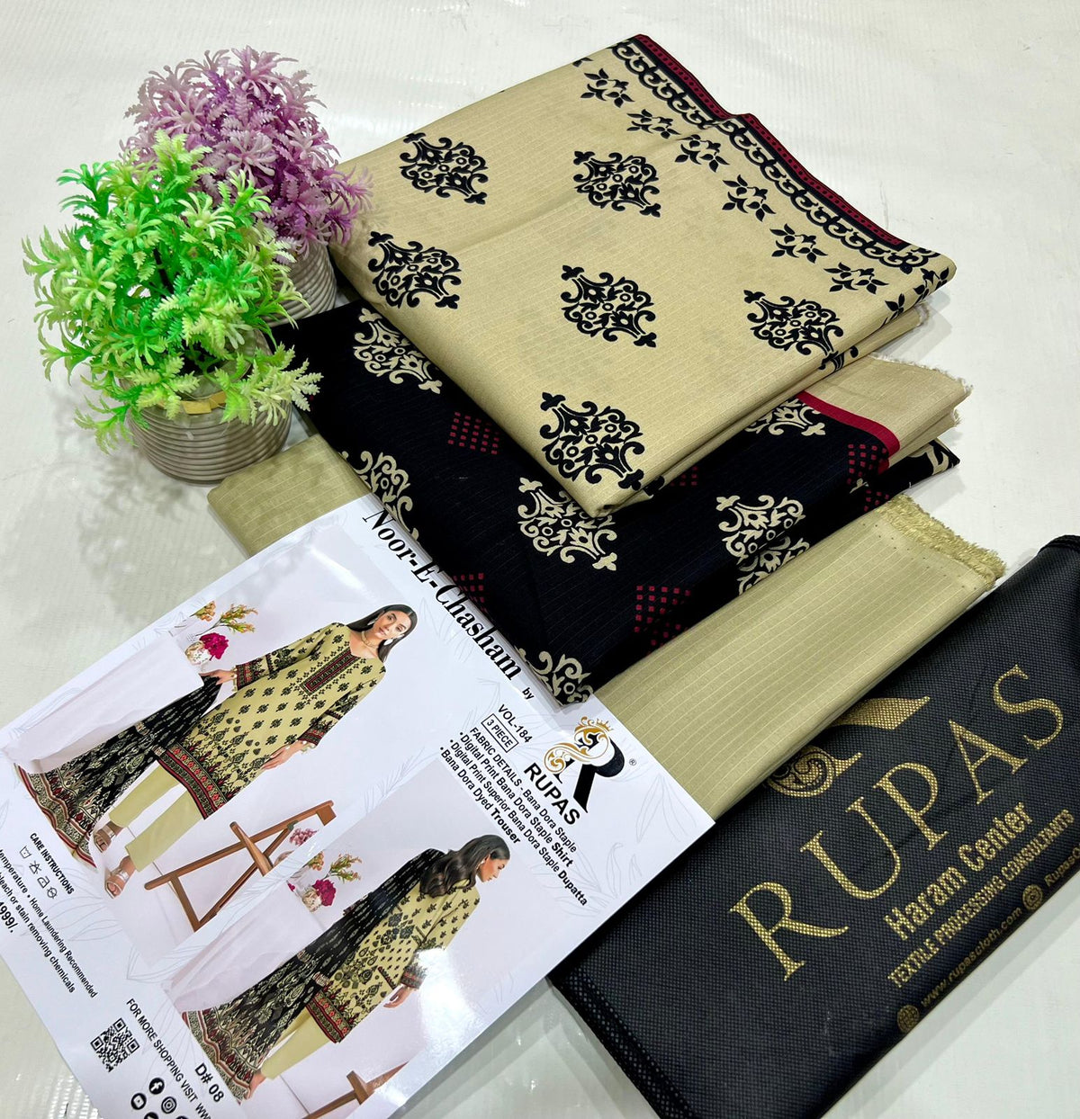 RUPAS Branded Doria Linen 3 pc