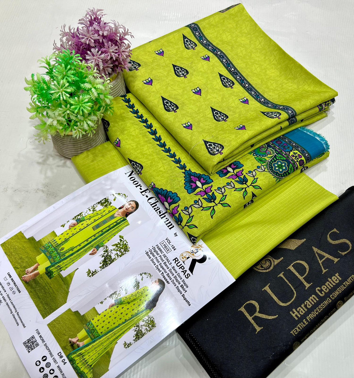 RUPAS Branded Doria Linen 3 pc
