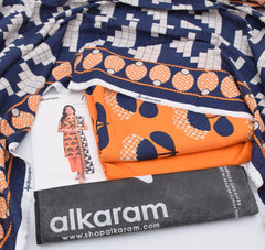AL-KARAM branded Khaddar 3 pc
