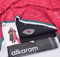 AL-KARAM branded Khaddar 3 pc