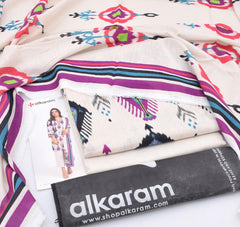 AL-KARAM branded Khaddar 3 pc