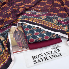 BONANZA branded Khaddar 3 pc