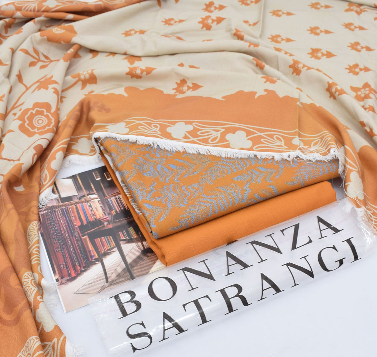 BONANZA branded Khaddar 3 pc