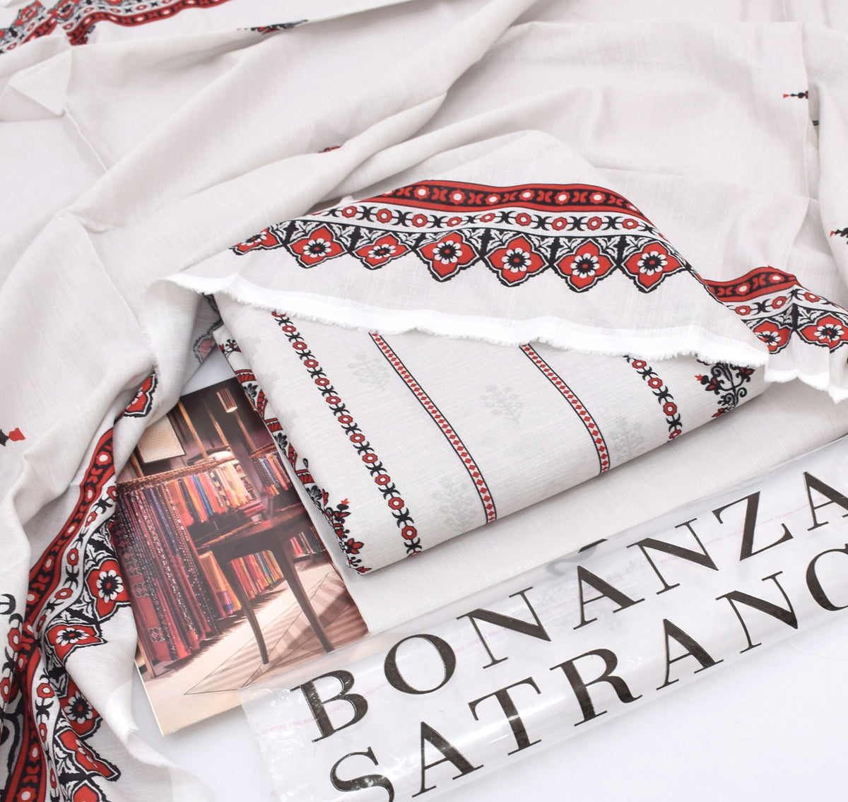 BONANZA branded Khaddar 3 pc