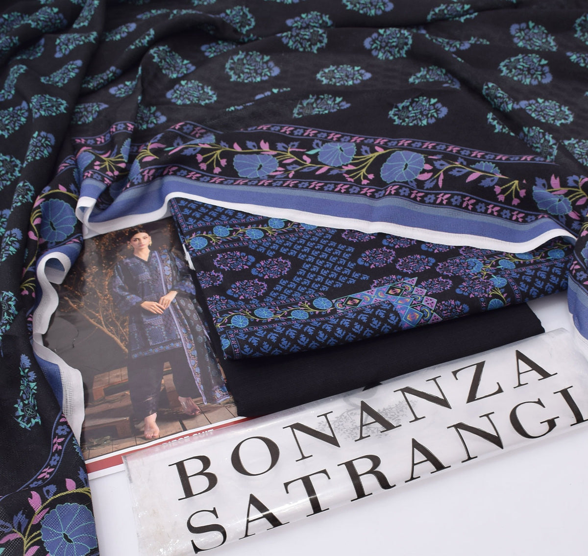BONANZA branded Khaddar 3 pc