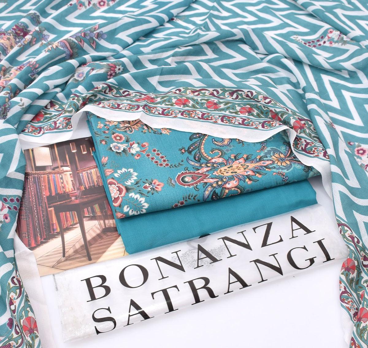 BONANZA branded Khaddar 3 pc