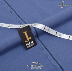 Finest Men's winter wool - J. 1 DENIM BLUE