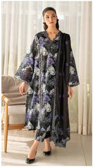 BAROQUE KHADAR UNSTICHED 3PC with PATCHES - J2832