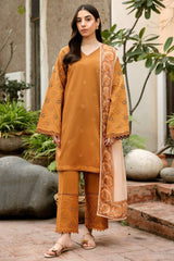 DHANAK Heavy EMBROIDERED 3PC with Patches KV8821