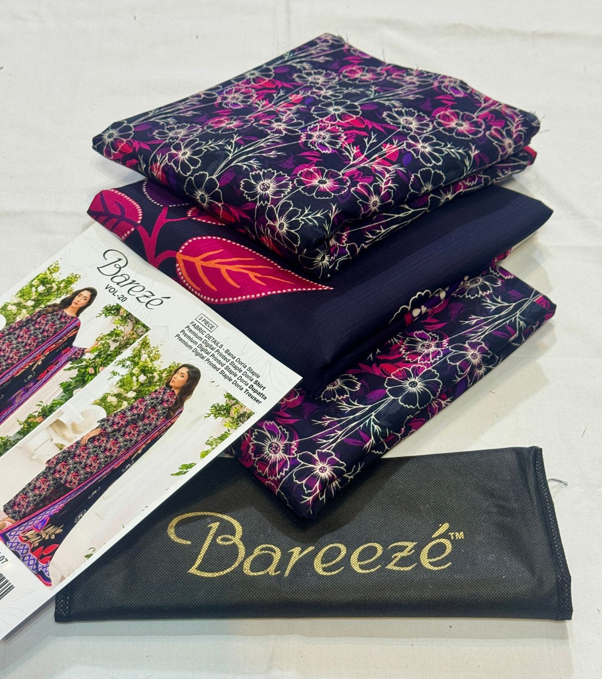 BAREEZE Linen Doria 3 pc