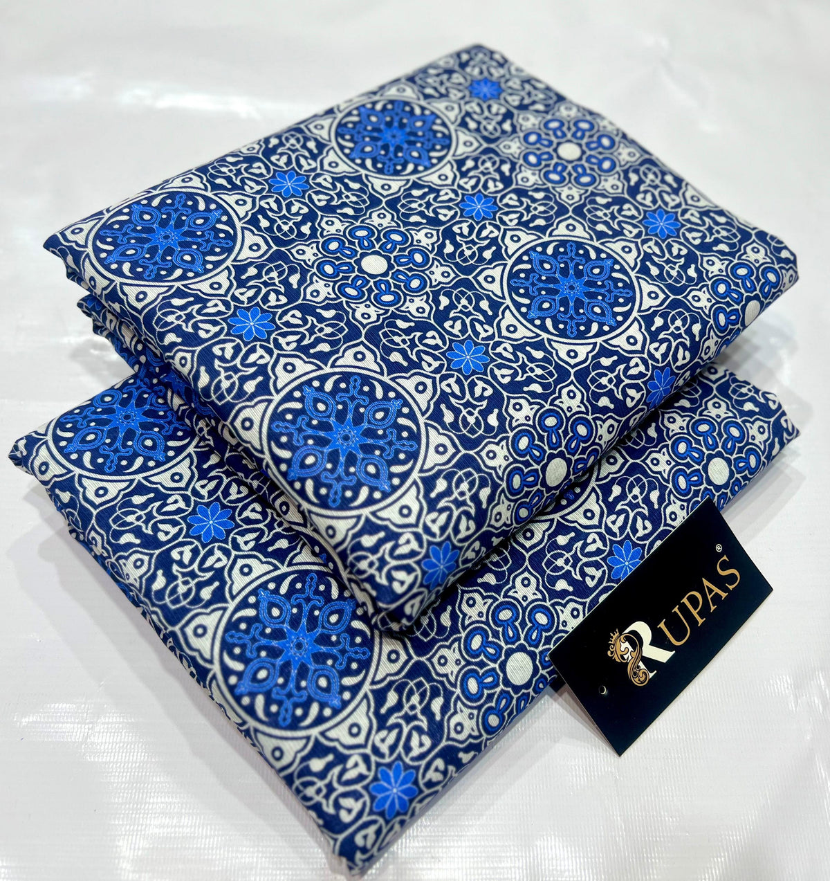 Grid Khaddar All over Print 2 pc