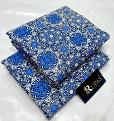 Grid Khaddar All over Print 2 pc