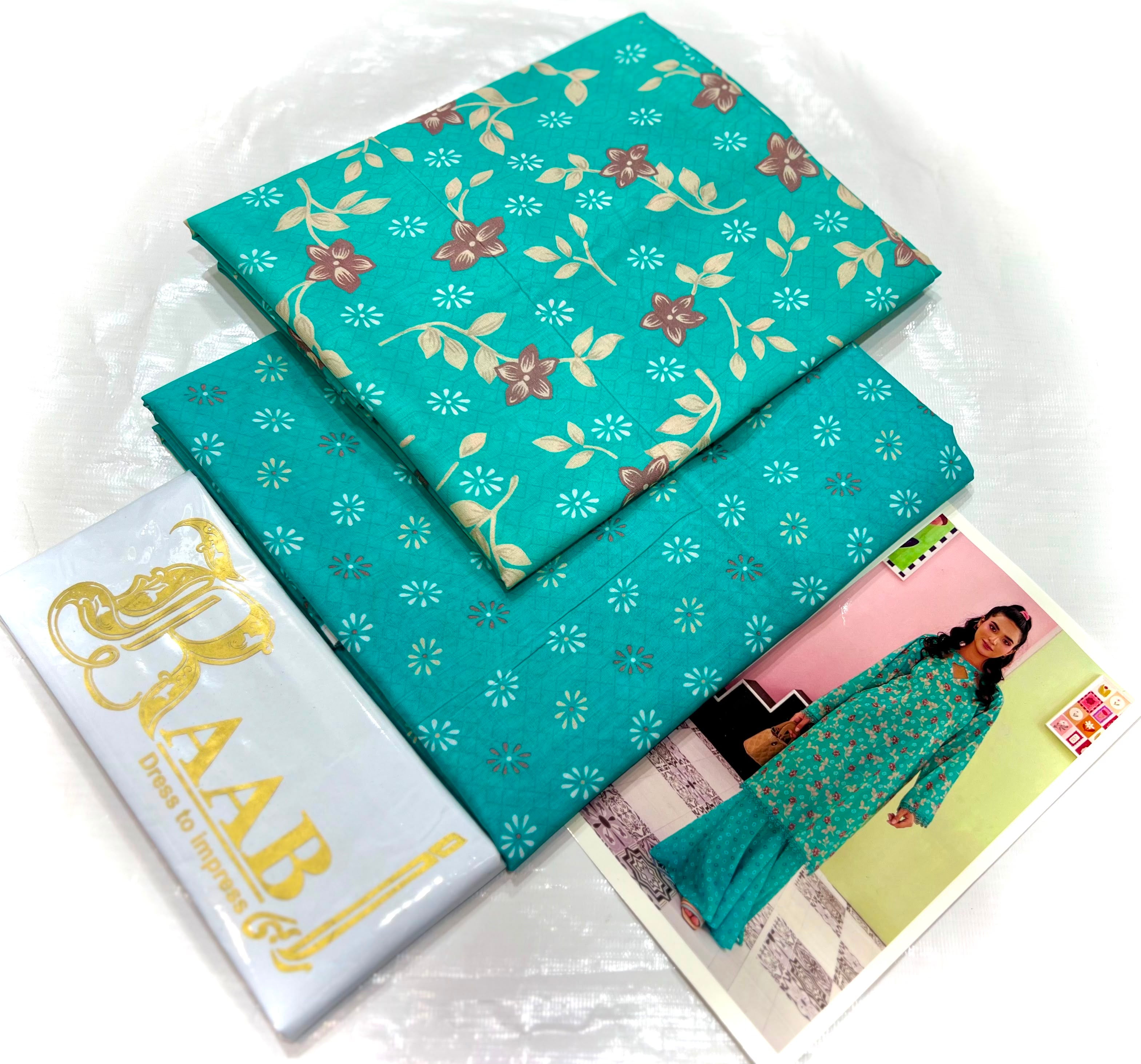 RAABI Lawn All Over Print 2PC