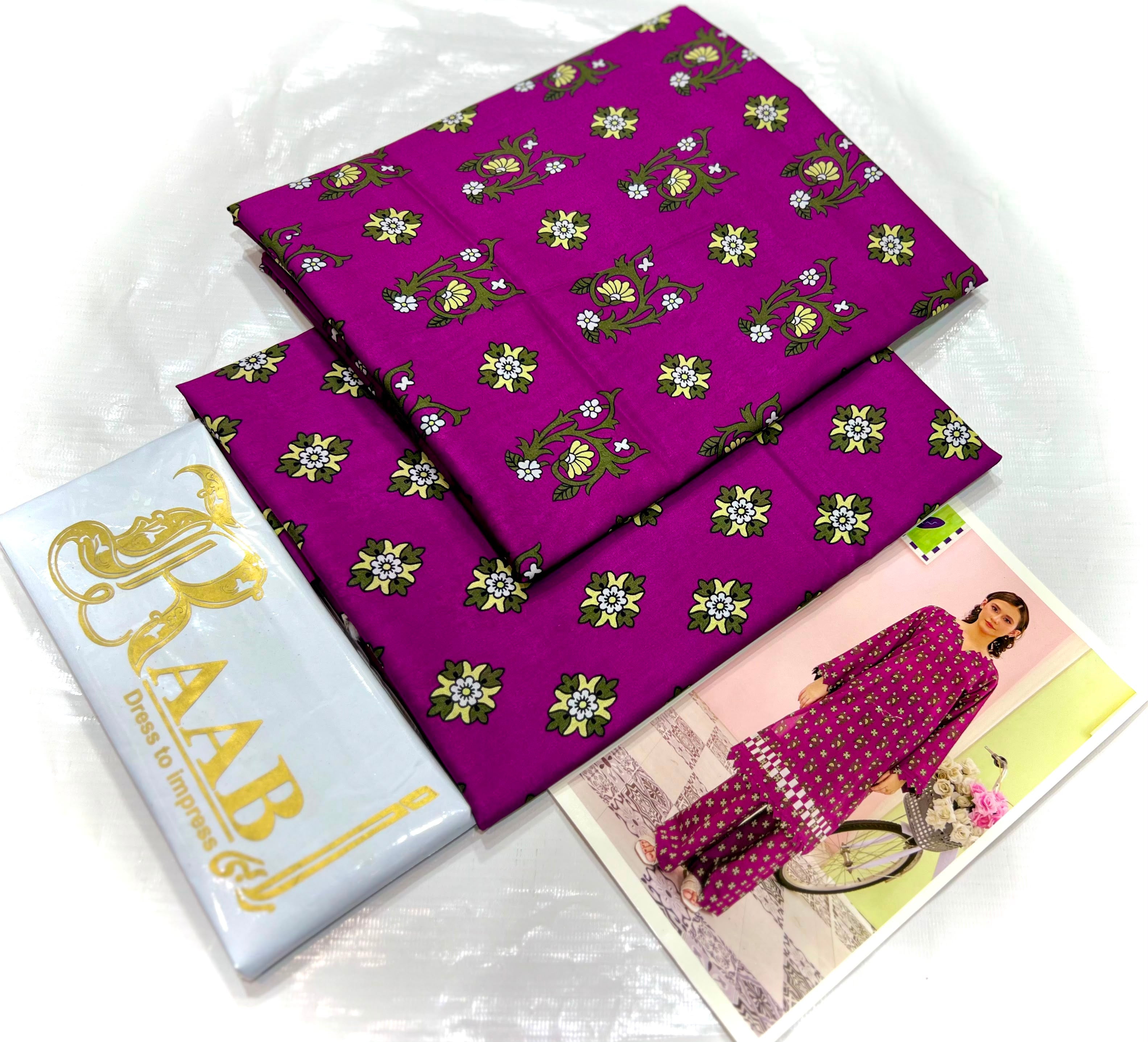 RAABI Lawn All Over Print 2PC