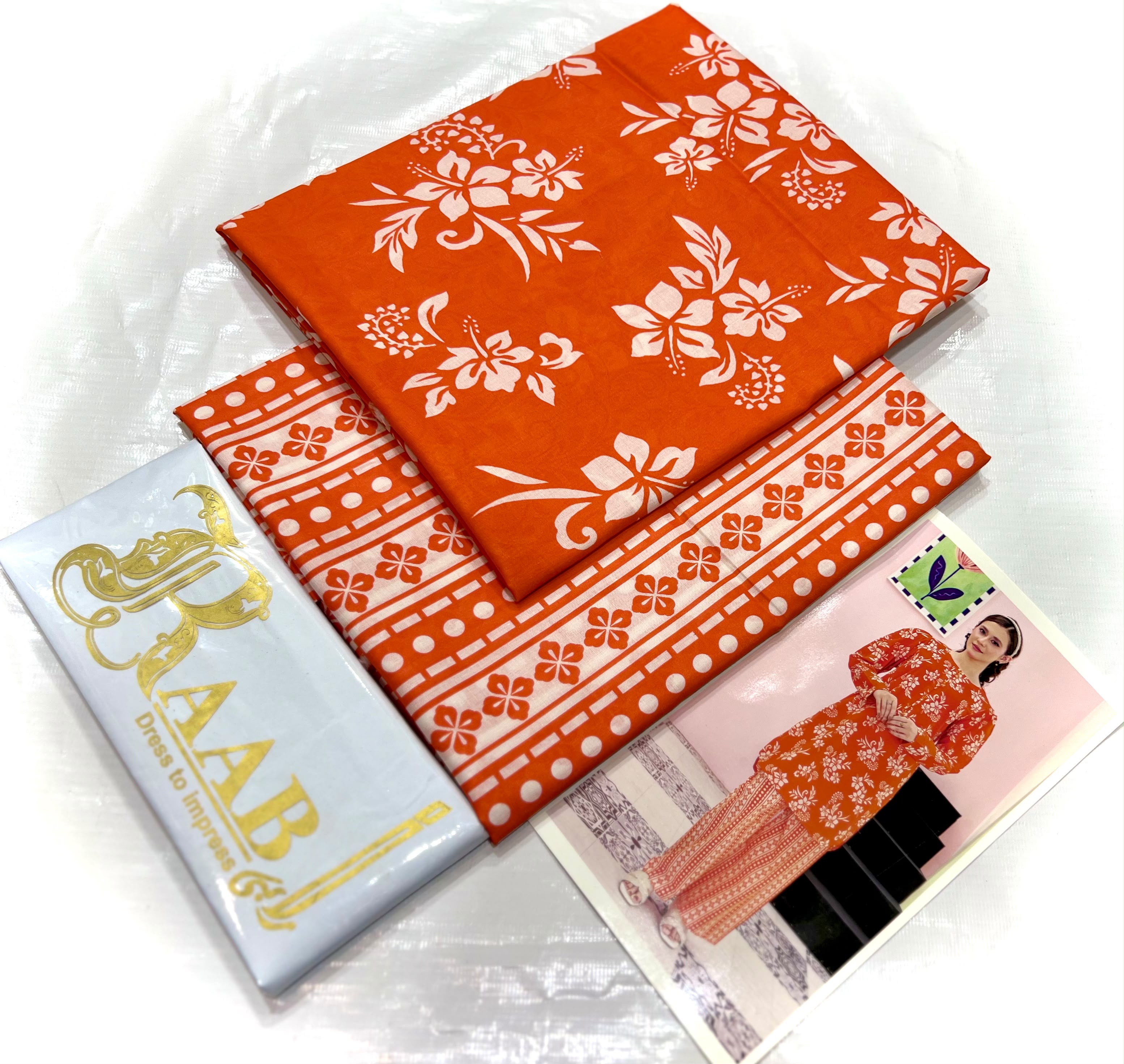 RAABI Lawn All Over Print 2PC