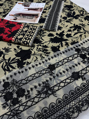 IZNIK KHADAR UNSTICHED 3PC with PATCHES - RB8392