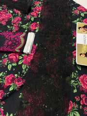 BAROQUE KHADAR UNSTICHED 3PC with PATCHES - NB4578