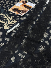 BAROQUE KHADAR UNSTICHED 3PC with PATCHES - MN9392