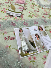 IZNIK KHADAR UNSTICHED 3PC with PATCHES - DC7655