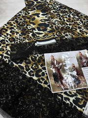 MARIA. B KHADAR UNSTICHED 3PC with PATCHES - ER7766