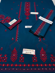 DHANAK Heavy EMBROIDERED 3PC with Patches LV7381